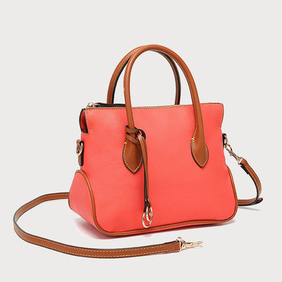 Tote Bag For Women Pebble Grain Style PU Leather Crossbody Bag