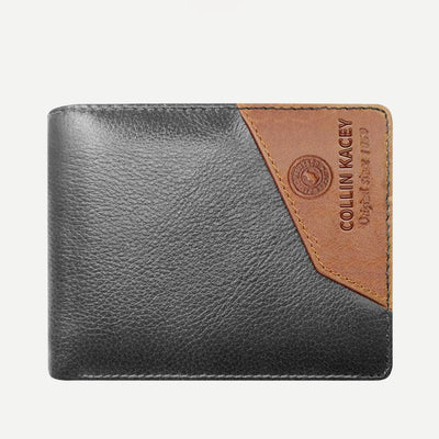 Mens Retro Bifold Short Roomy Leather Wallet Multi Style Optionals