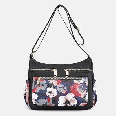 Large Capacity Nylon Printing Crossbody Bag