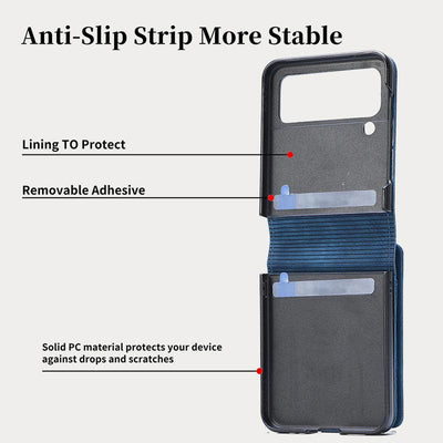 Phone Case For Z Flip5 2 In 1 Detachable Samll Wallet