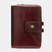 Wallet For Daily Shopping Short Soft Leather Change Purse