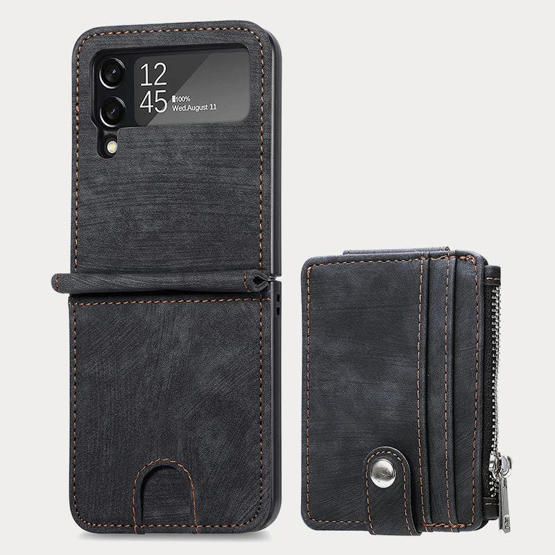 Phone Case For Z Flip5 2 In 1 Detachable Samll Wallet