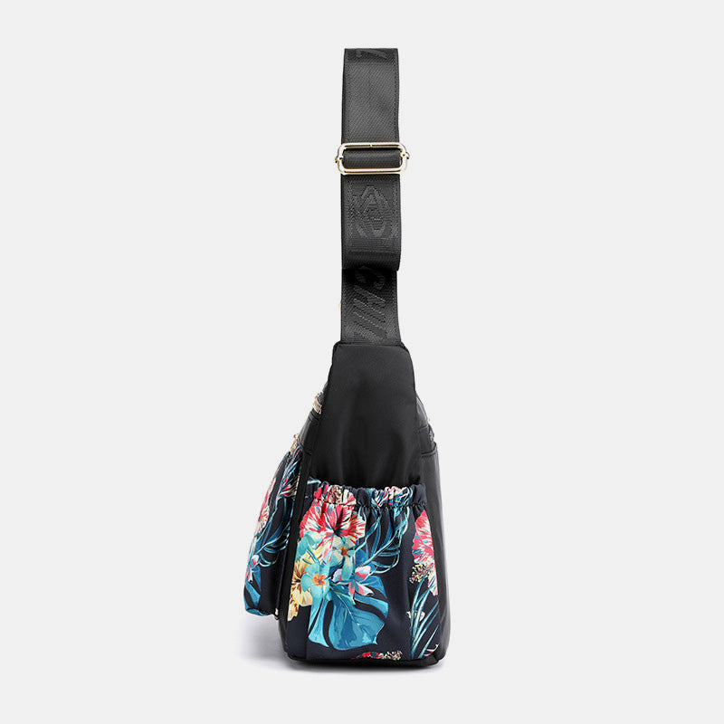 Large Capacity Nylon Printing Crossbody Bag