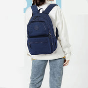 Multi-Pocket Backpack Casual Daypack Laptop Backpack Bookbag for Women Student